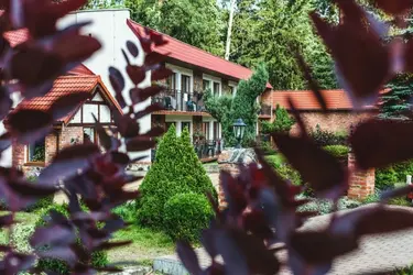 Plaja lacului lângă Zalesie Masuria — înot și relaxare